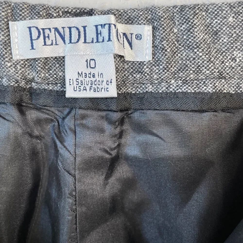 NWT Pendleton Gray Wool Slack Pants Size 10 - Picture 4 of 8